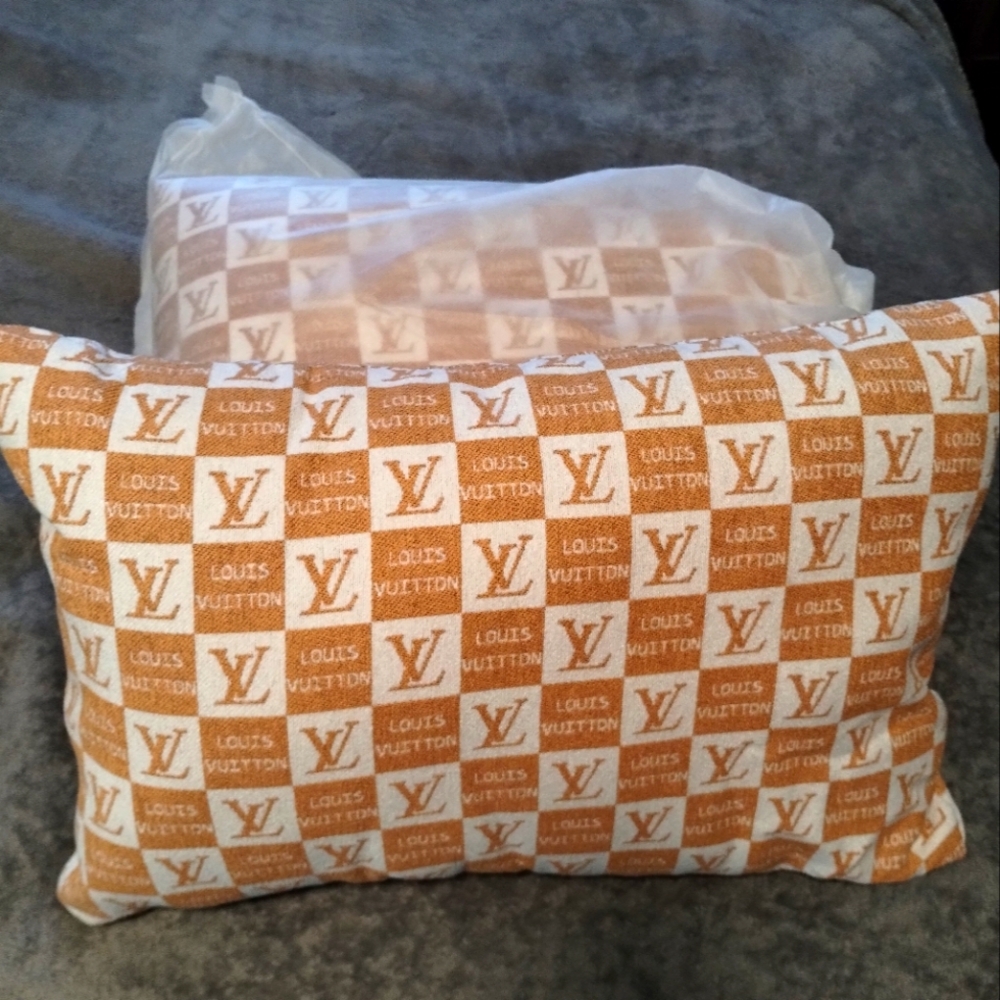 Louis Vuitton couch pillow